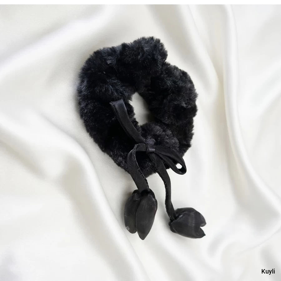 Tulip Charm Scrunchie