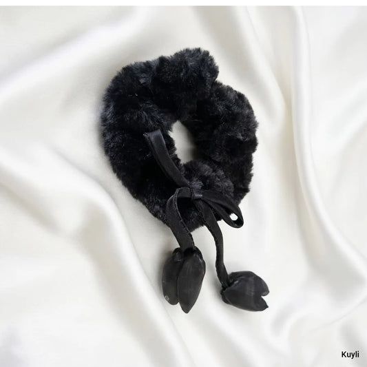 Tulip Charm Scrunchie
