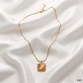 Peach Rectangular Pendant