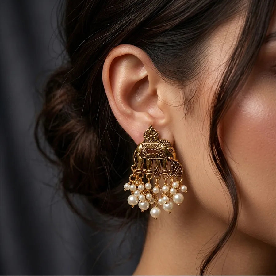 Royal Gaja Pearl Earrings