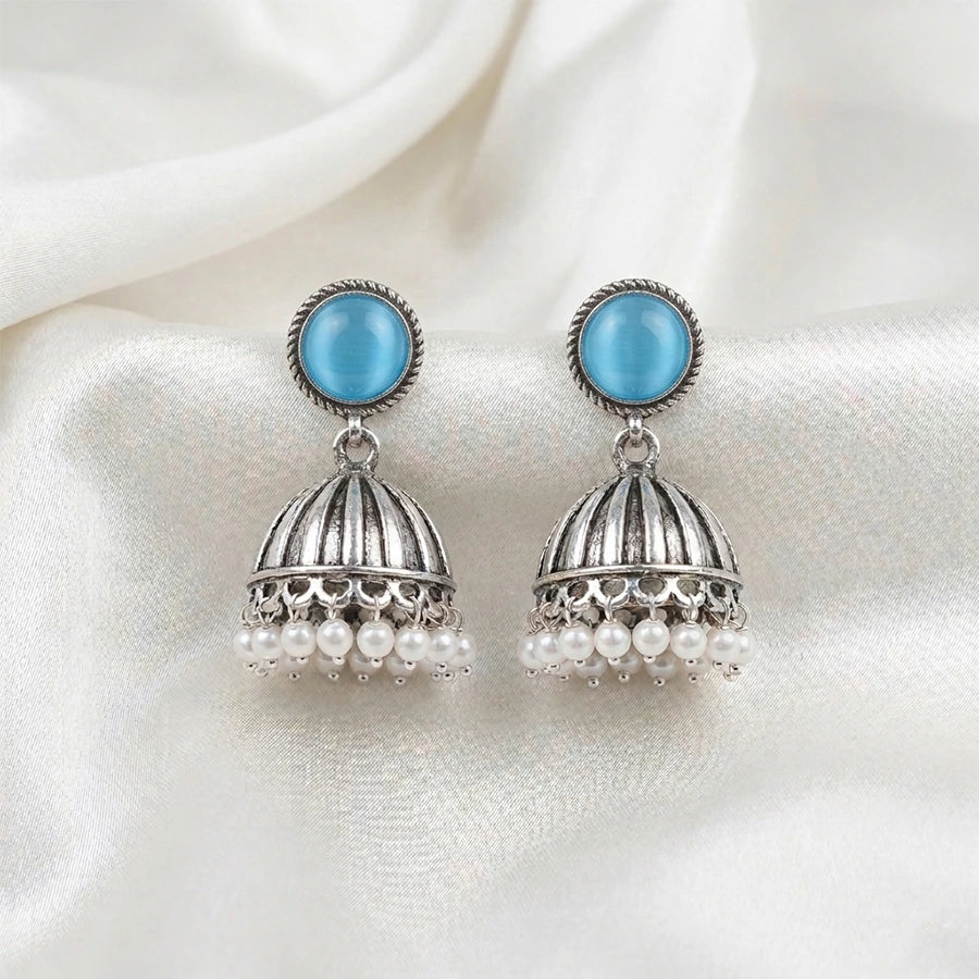 Aetheria Sky Cat-Eye Jhumka