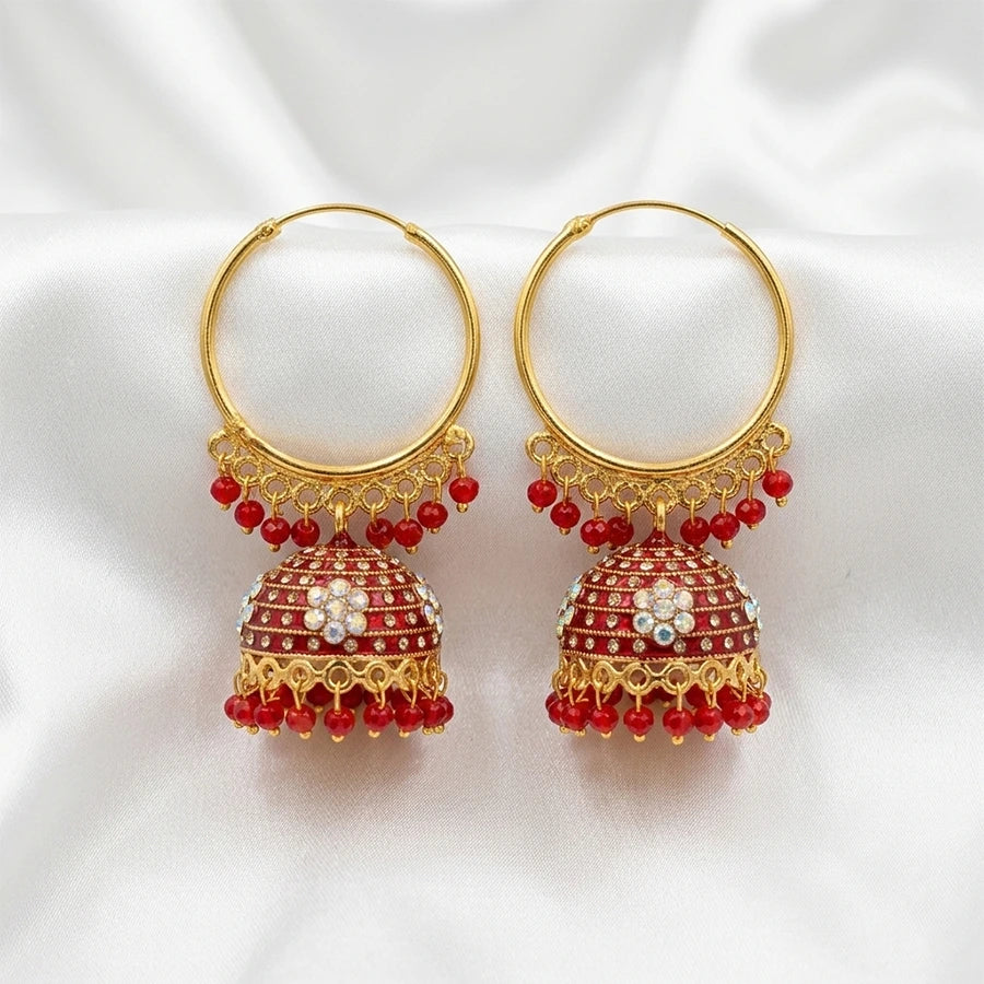 Noir Charm Hoop Jhumka