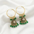 Noir Charm Hoop Jhumka