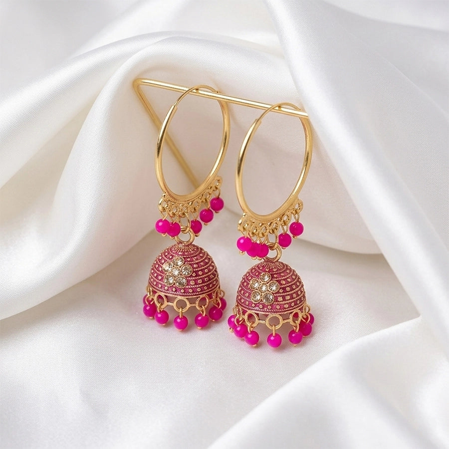 Noir Charm Hoop Jhumka