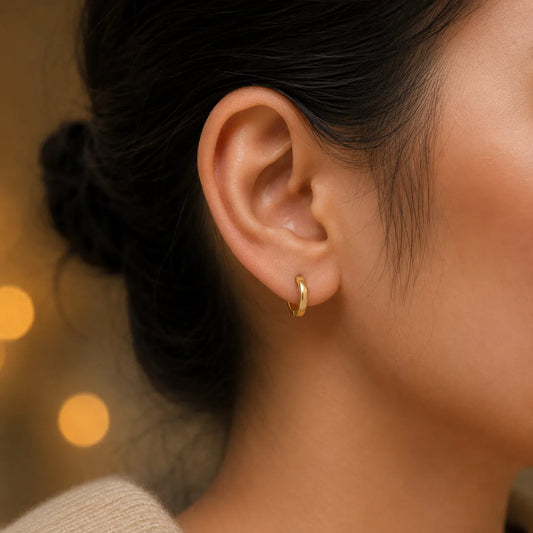 Golden Ring Stud