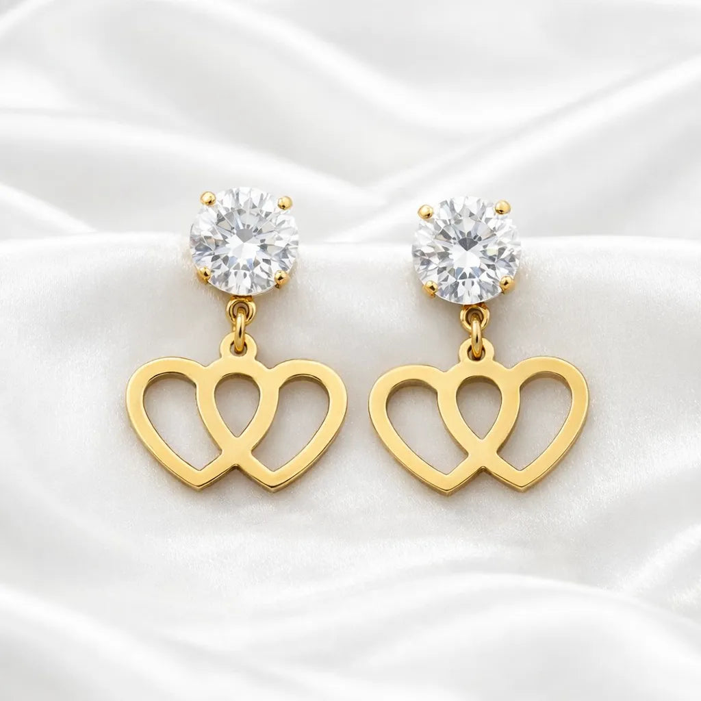 Interlocking Heart Stud
