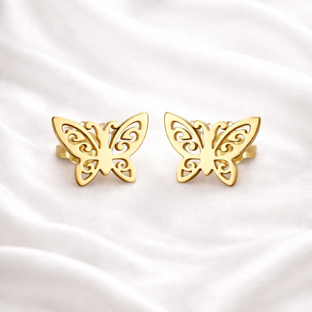 Filigree Butterfly Stud