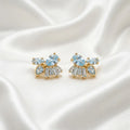 Crystal Fan Stud