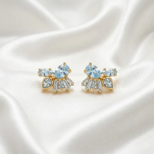 Crystal Fan Stud