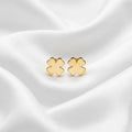 Lucky Clover Gold Stud