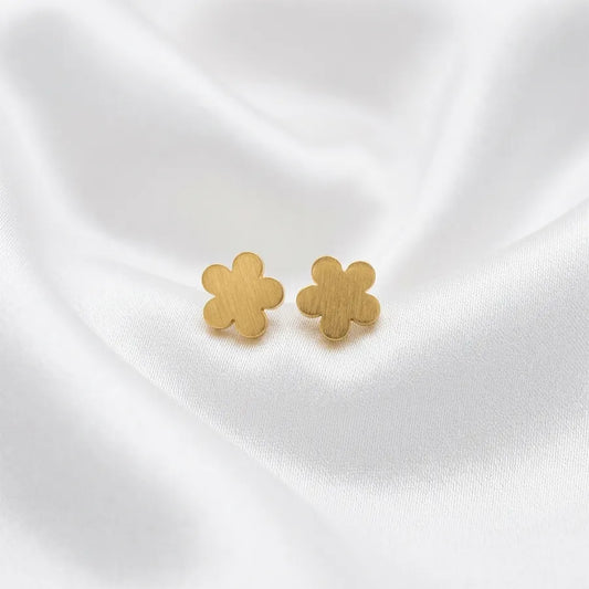 Matte Blossom Gold Stud