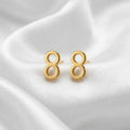 Infinity Eight Gold Stud