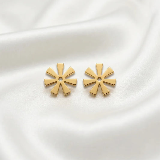 Gold Sunburst Stud