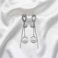 Clover Chain Drop Earring