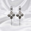 Floral Pearl Statement Tassel Earring