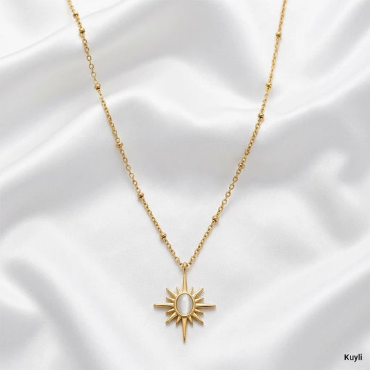 White Sunshine Pendant