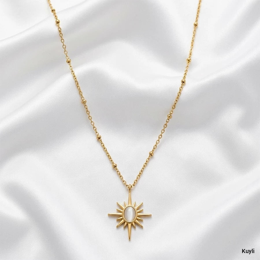 White Sunshine Pendant
