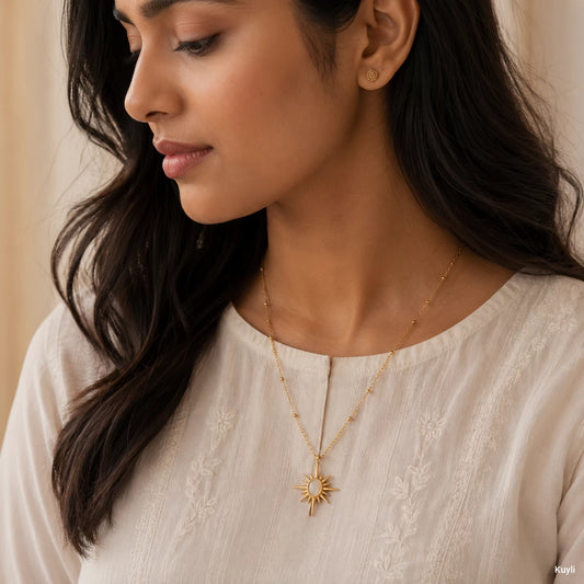 White Sunshine Pendant