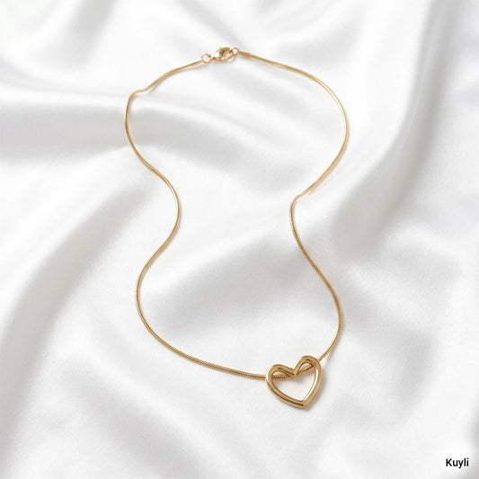 Trending Hallow Heart Pendant