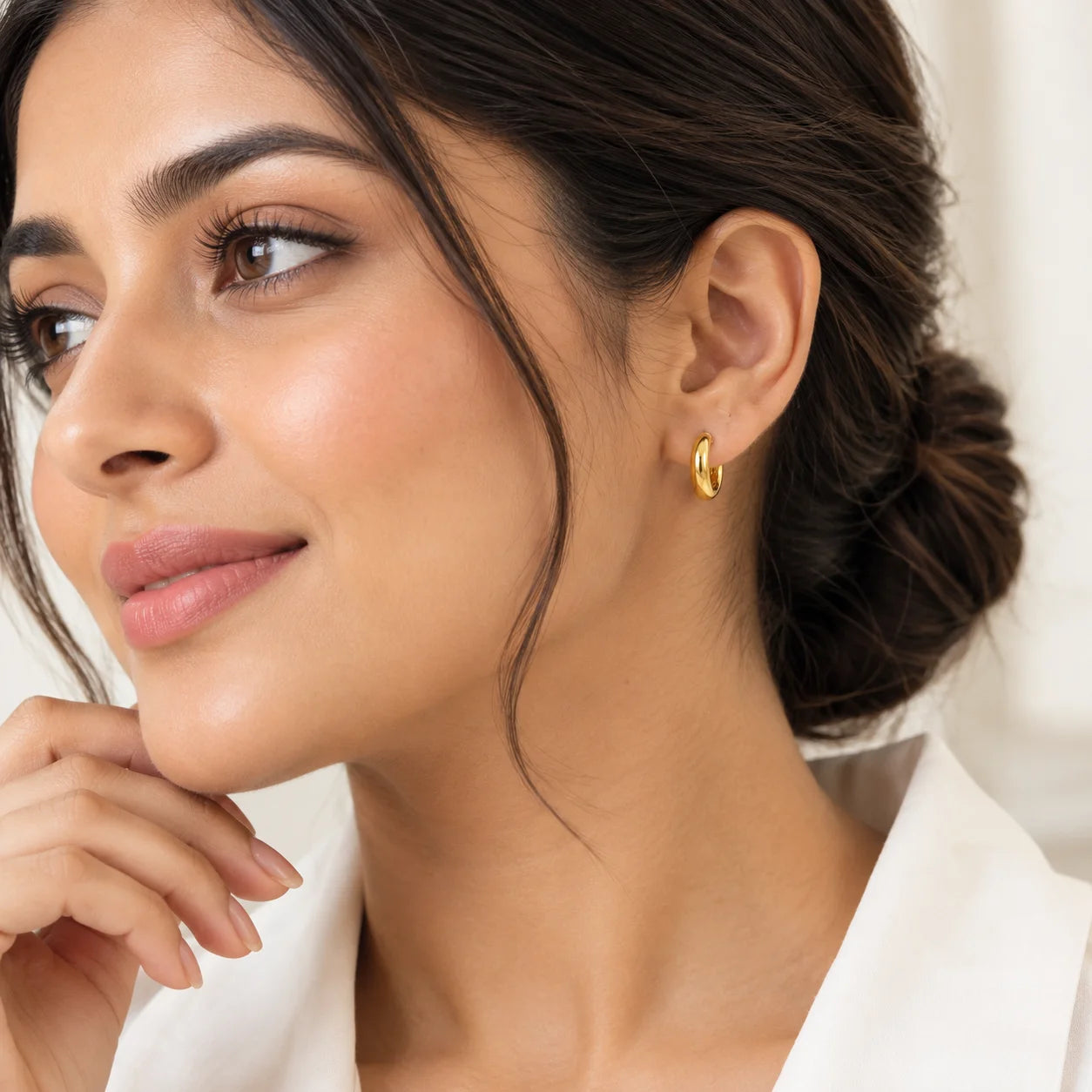 Classic Gold Hoop