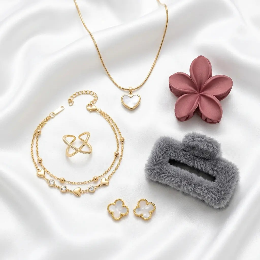 The Bloom & Pearl Luxe Essentials Combo Set