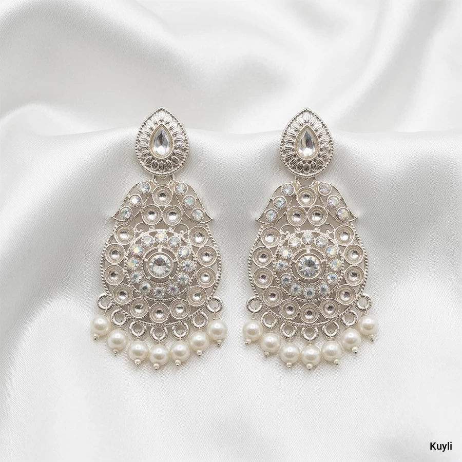 Royal Teardrop Crystal Earring