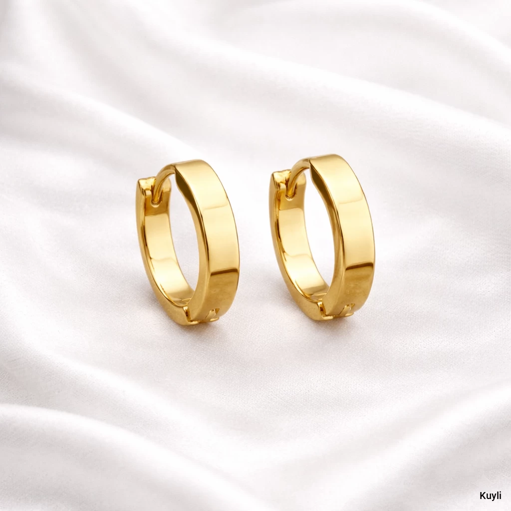 Elegant dailywear golden ring Stud